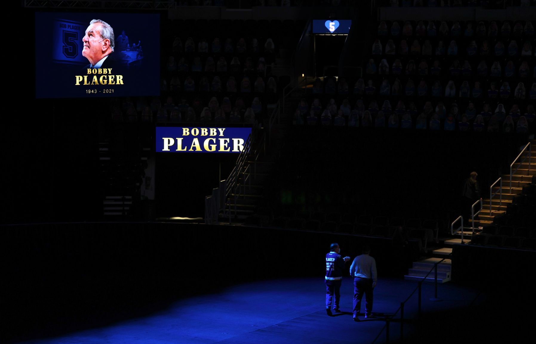 Memorial for Bobby Plager at the Enterprise Center